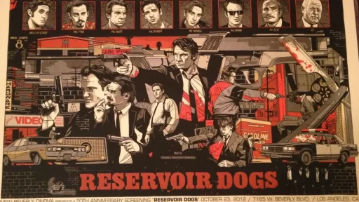 Reservoir Dogs, Quentin Tarantino poster