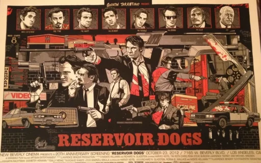 Reservoir Dogs, Quentin Tarantino poster