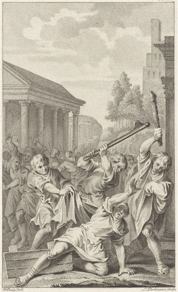 The death of Tiberius Gracchus